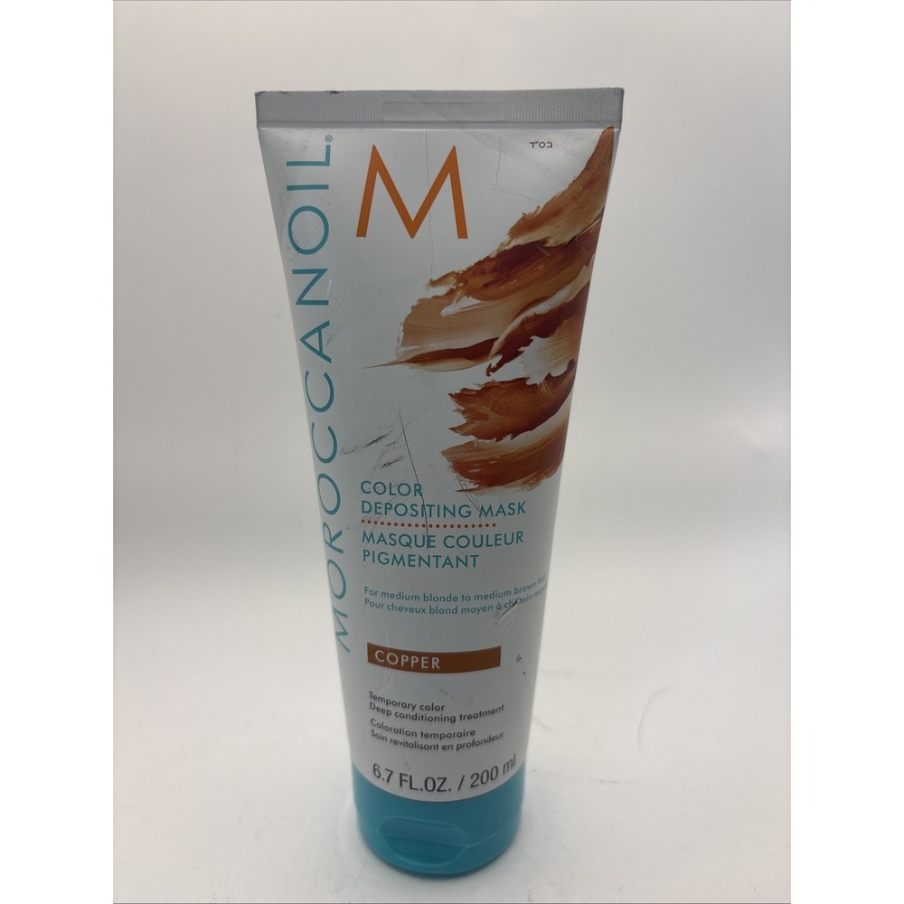 Moroccanoil Color Depositing Mask Copper 6.7 oz Temporary Color Sealed NEW